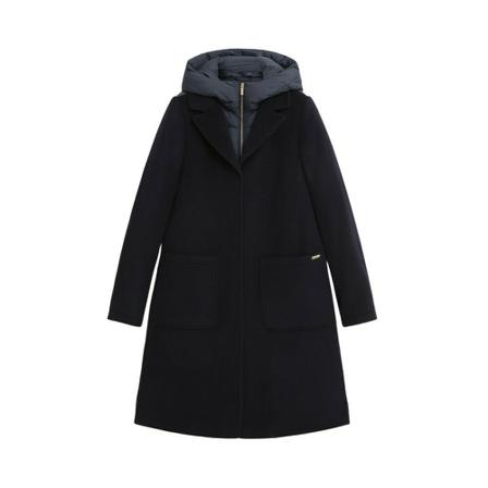 Woolrich Zwart Kuna of the park , Zwart , Dames , Maat: S Winterjassen