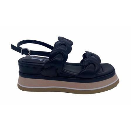 Jeannot, Flat Sandals Zwart, Dames, Maat:40 EU