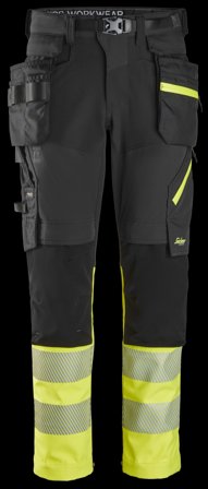 Snickers Workwear 6935 Midjebukse gul/svart 154, Klær