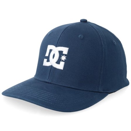 DC - Modrá adjustable Kšiltovka - Cap Star Dark Denim Flexfit @ Hatstore