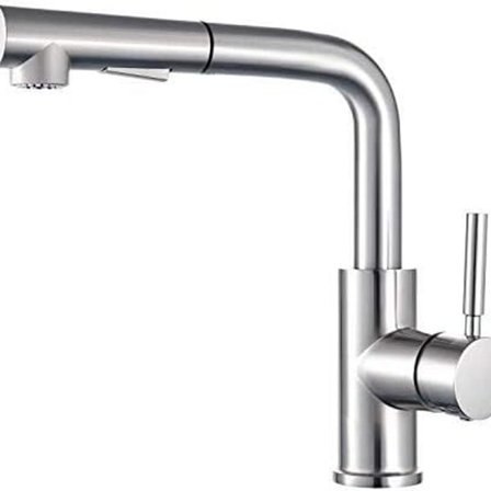Kjøkkenkran, kjøkkenkran uttrekkbar høyt trykk 360° KLB