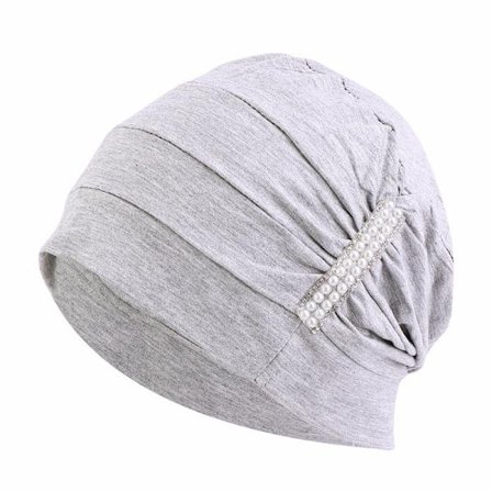 Dammössa i enfärgad cap klistermärke diamant cap (grå)