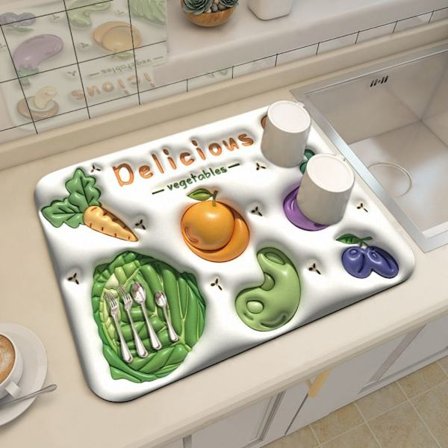 Drænmåtteskål Opvasketørringspude 1 1