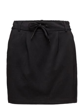Onlpoptrash Life Easy Skirt Pnt Noos Kort Nederdel Sort ONLY