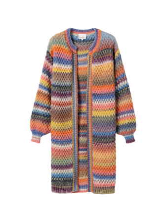 Noella Gio Knit Cardigan - Multi Mix Tröjor Dam Flerfärgad S/M