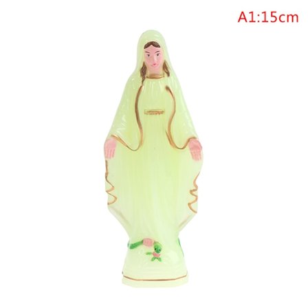 Katolsk Maria staty Madonna Handgjord Jungfru Maria staty Jesus