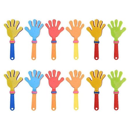 25 kpl Party Hand Clappers Äänenvaimennin Lelut Hand Clappers Cheer Rekvisiitta Hand Clappers