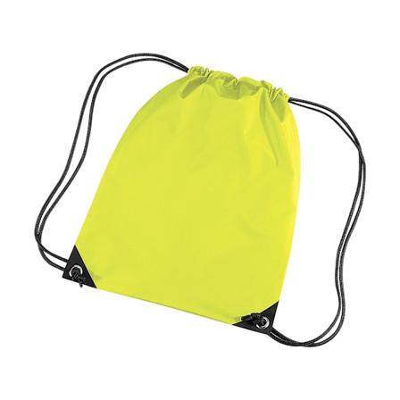 Bagbase Premium Gymsac Vanntett Veske (11 Liter) (2-pakning) Fluorescerende Gul One Size Fluoresent Yellow