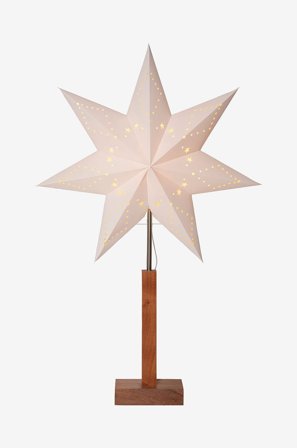 Star Trading - Karo Star on Foot 70cm - Ruskea - Valotähdet - - Homeroom