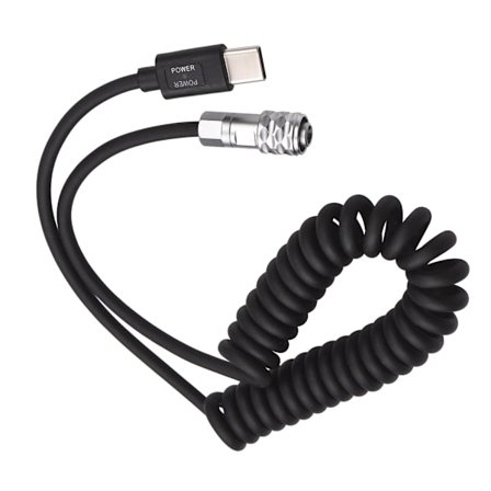 USB C strømforsyningskabel for BMPCC for Blackmagic Pocket Cinema-kameraer 4K6K