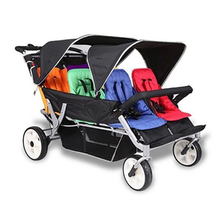 Sittvagn TRILLE BUS 6 barn - Lyreco - Skola och förskola - Cyklar, barnvagnar och skrindor - Barnvagnar och tillbehör