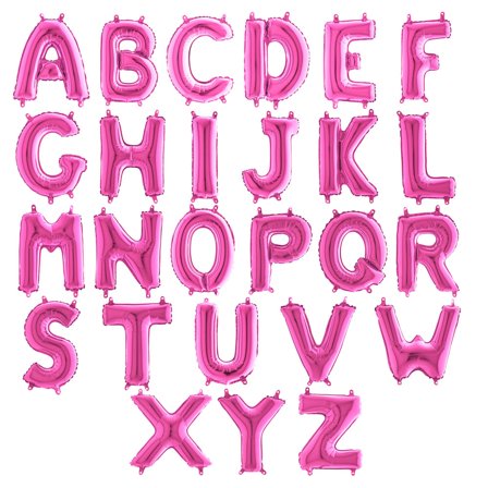 Bogstavballon Pink Mini