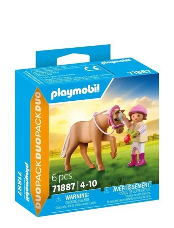 PLAYMOBIL Girl With Pony - Multi/patterned - ONE SIZE