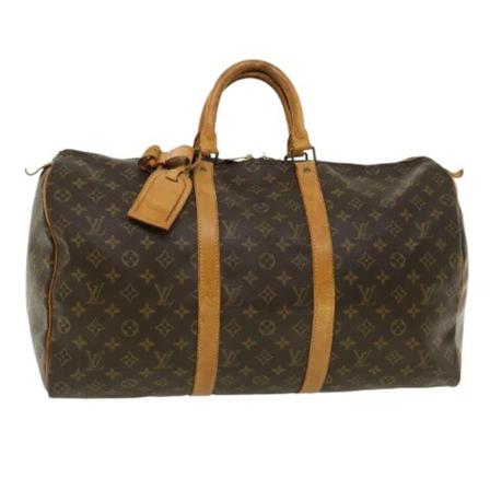 Louis Vuitton Vintage, Pre-owned Canvas travel-bags Bruin, Dames, Maat:ONE Size