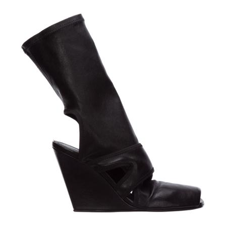 Rick Owens Women heel ankle Støvler Sort, Dame, Størrelse: 38 EU