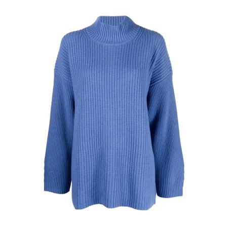 See by Chloé Turtlenecks Blå, Dame Rullekraver