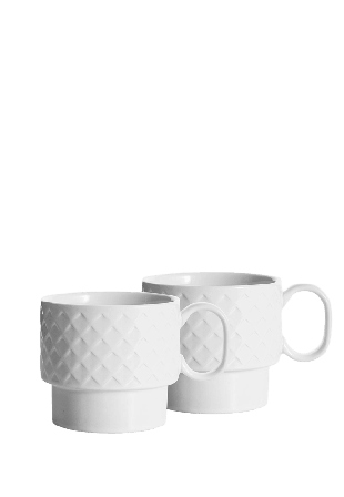 Sagaform Coffee & More Temugg 2-Pack Kök matlagning Vit 14x10x9cm 50cl