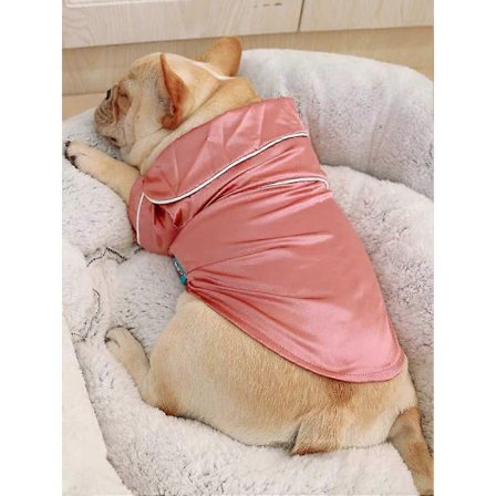 Koiran pyjamat vaatteet silkki pehmeät paidat kotiasu pennun pyjamat pienille Yorkin bulldog-kissoille