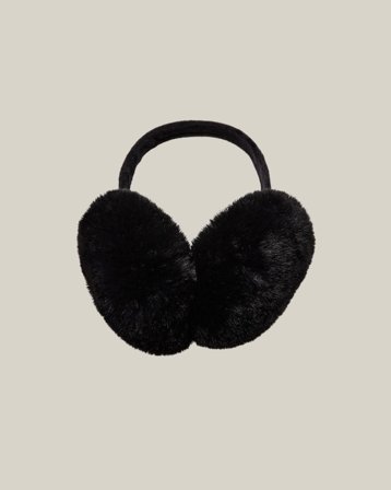 Sofie Schnoor Earwarmer Noir Bonnets Fille - Kids Brand Store