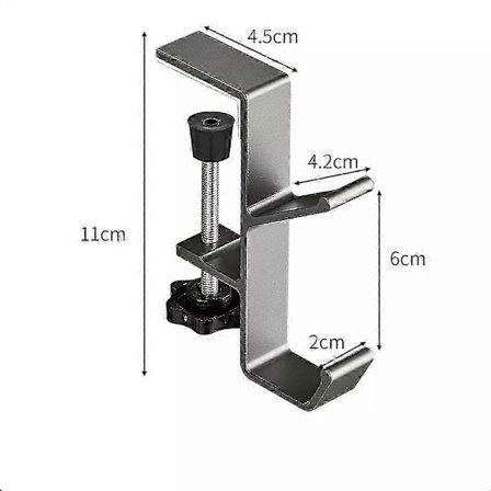 Girlander- og Strømpeholdere for Peishylle, 2 i 1 Kraftige Peishyllehengere (FMY)