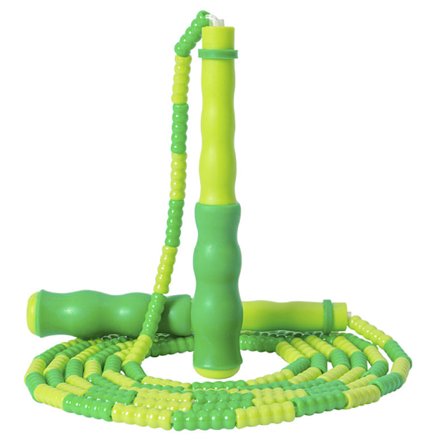 Voksen bambus hoppetau barn myk perle flettet tau myk perle hoppetau grønn