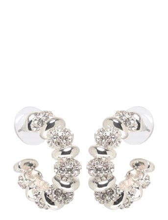 Delphine Earrings Silver-Plated Silver Pilgrim