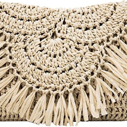 Strand Taske Håndlavet Sommer Kvast Flet Ferie