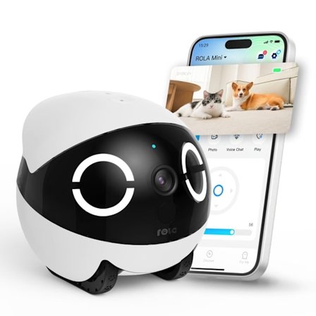 Enabot ROLA Mini Smart Home Wireless Robot Camera 2K QHD