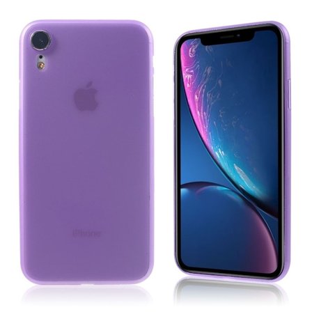 iPhone Xr ultratunt matt fodral - Lila