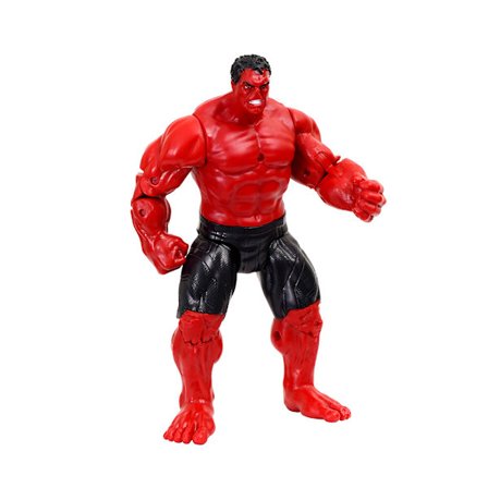 Marvel Captain America Brave New World, Titan Hero Series, Red Hulk deluxe action figur