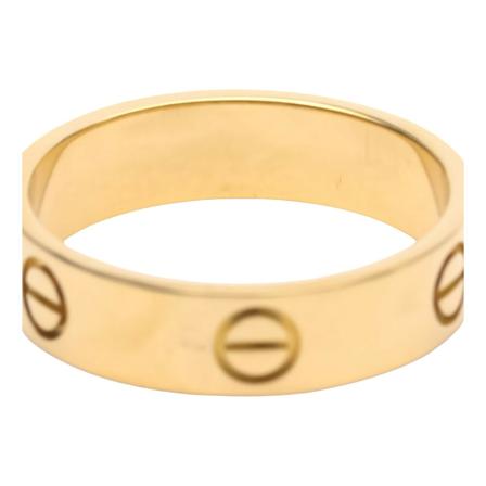 Cartier Vintage Rings gul, unisex Vintage Smycken, unisex, Storlek: ONE SIZE