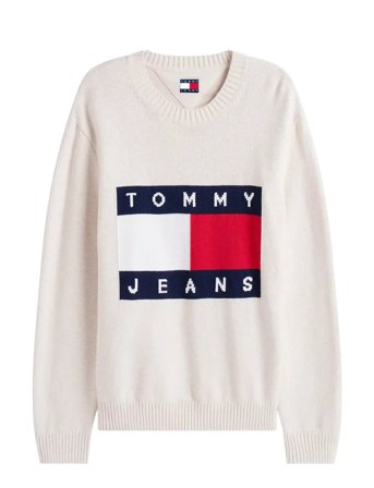 Tommy Jeans | Tjm Reg Melange Flag Sweater | L