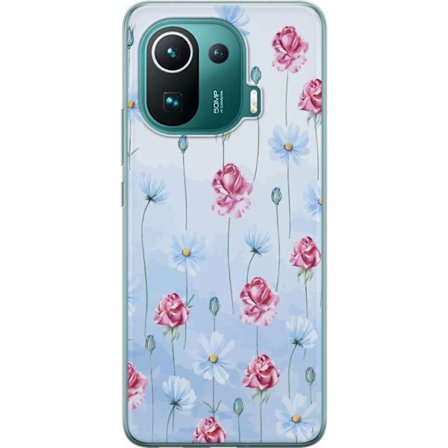 Kompatibelt Mobildeksel til Xiaomi Mi 11 Pro Petal Reverie Sky Blue
