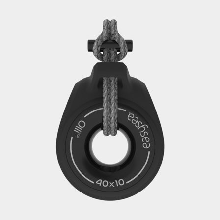 Odhazovací kladka EasySea Olli Block M, 50 x 12, vhodná pro lana Ø8 - 12 mm