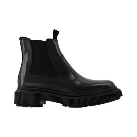 Adieu Paris, Type 156 Boots in Czarny Leather Czarny, unisex, Rozmiar: 36 EU