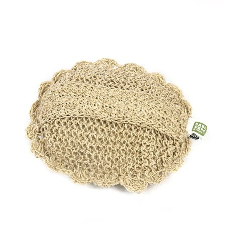 SÆBEVÆRKSTEDET Håndstrikket Hampsvamp Fairtrade, Skincare, Kropspleje, Scrub