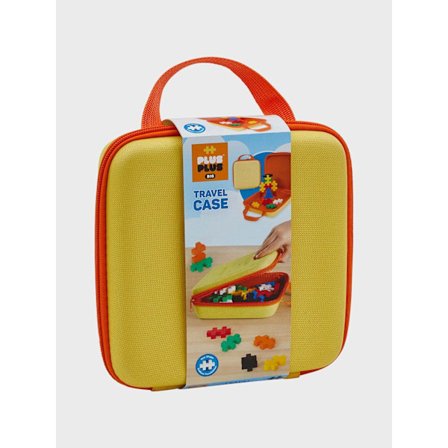 Plus-Plus keltainen säilytyspussi