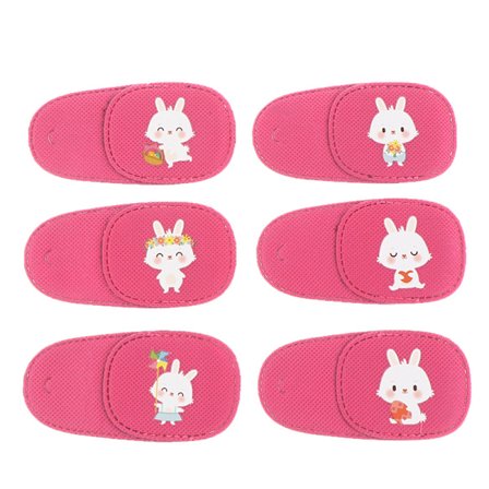 6 stk. Amblyopi øjenlap til briller børn voksen dovne øjenplastre{REN}