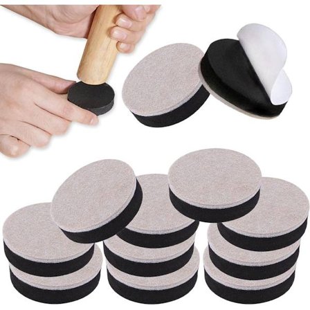 Møbelløftepuder - 12-pak - Skridsikre - Velegnet til borde, stole, sofaer, senge og skabe.