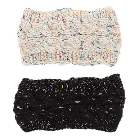 Hodebånd for utendørs sport, løping, ullstrikket hodebånd for kvinner, hårtilbehør