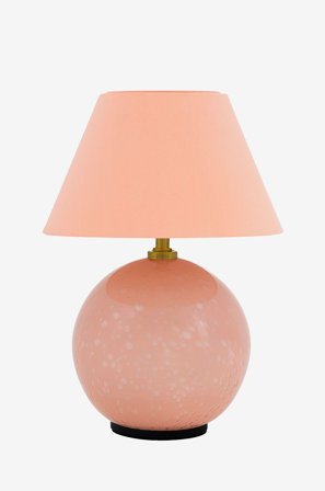 Globen Lighting - Bærbar bordlampe Iris 16 Butter yellow - Rosa - Genopladelige lamper - Fra Homeroom