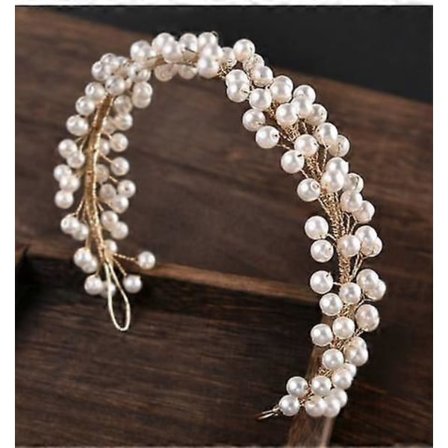 Brude Hovedbeklædning Imitation Perle Hår Ranke Hovedbøjle til Bryllupshårtilbehør til Kvinder Hårsmykker til Brude Bryllupsfrisurer Prom