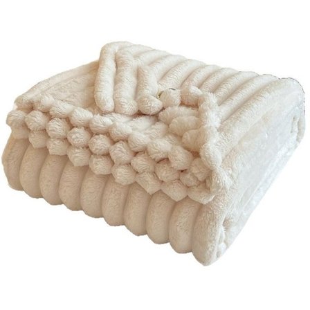 ING Kanininturkispeitto, naisten sohvapeitto, lämmin, paksu muhkea peitto, sopii sänkyihin, mukava tekokanininturkispeitto valkoinen, 150x200 cm.