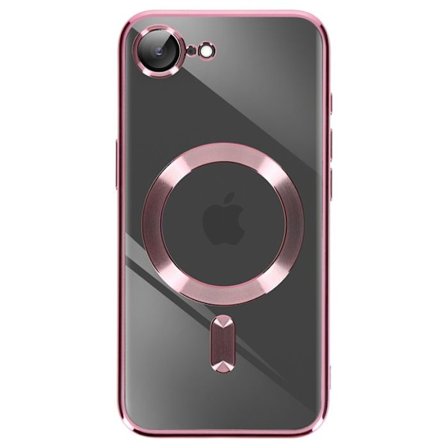 Coque - Silikon - iPhone 16e - Rosa - Stötskydd - Skyddad Kamerablock