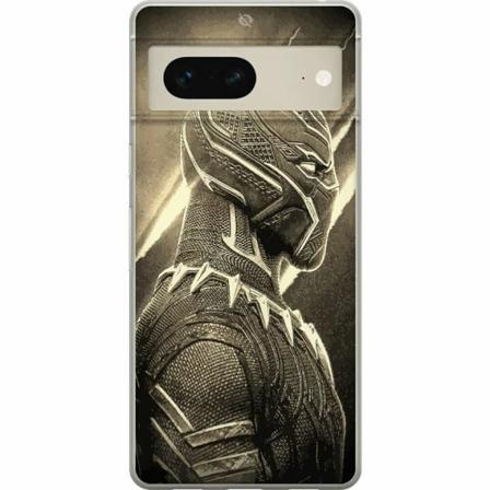 Google Pixel 7 Genomskinligt Skal Wakanda Forever : Black Pant