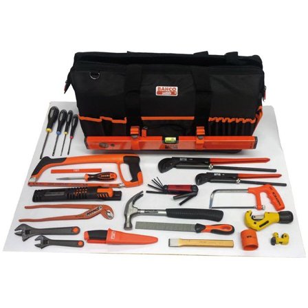 Bahco BASEPACK-PLUM Verktøysett for rørleggere, Håndverktøy