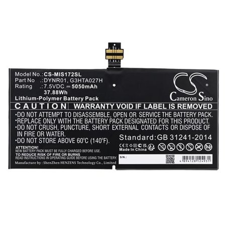 Batteri til Microsoft Surface Pro 4