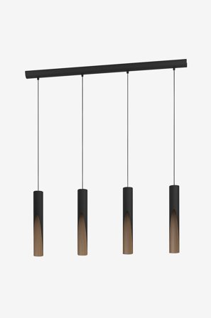 EGLO - Pendel Barbotto 4-Light - Sort - Loftpendler - Fra Homeroom