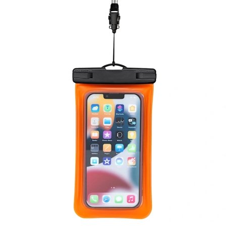 Vanntett telefondeksel - Undervannsdeksel - Tørr veske - Vanntett telefonpose - Oransje farge - Ferie - Vanntett[YDE]