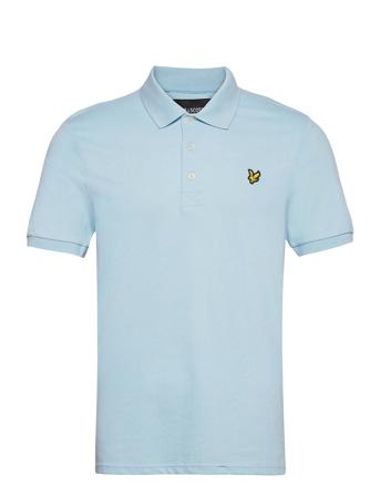 Plain Polo Shirt Polos Short-sleeved Blå Lyle & Scott